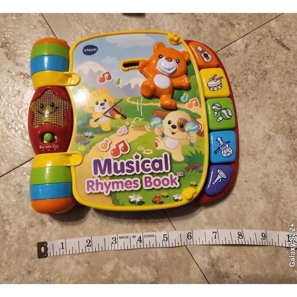 V-Tech Musical Rhymes electronic interactive book